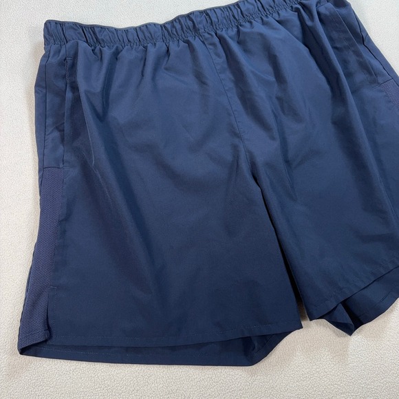Nike Challenger Lined Shorts Mens XL Navy Dri-Fit Stretch Drawstring Swoosh Logo - Picture 5 of 15